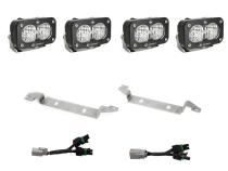 S2 Sport OEM Fog Light Replacement Kit 2024-on Toyota Tacoma TRD Pro/Trailhunter Clear Baja Designs