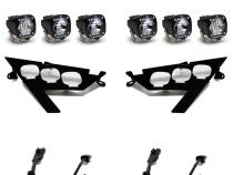 S1 LED Headlight Kit 20-24 RZR Pro XP 22-24 RZR Pro R/Turbo R Multi-Pattern Clear Baja Designs