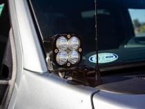 Squadron Sport A-Pillar Kit 21-23 F-150 (Spot; Clear; Toggle Wiring) Baja Designs