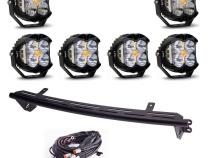 Ford Super Duty 23-On LP4 Bull Bar Light Kits Kit w/ Upfitter Baja Designs