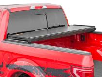Hard Folding Bed Cover 6.7 Ft Bed 17-21 Ford Super Duty 2WD/4WD Rough Country