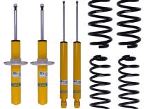 Suspension Kit Audi S4 2016-2010 Monotube Front Lowered Height 35mm, up to 1215kg Axle Load Rear Lowered Height 30mm, up to 1160kg Axle Load Without Electronic or Self-Leveling Suspension B12 (Pro-Kit) Bilstein