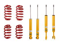 Suspension Kit Audi A4 2003-2002 Monotube Front Lowered Height 45-50mm, up to 1090kg Axle Load Rear Lowered Height 35-40mm, up to 1035kg Axle Load To Chassis # 8E-2-400 000 B12 (Sportline) Bilstein
