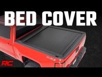 Retractable Bed Cover 5 Foot 7 Inch Bed Toyota Tundra (2022-2023) Rough Country