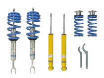 Suspension Kit Audi A4 2009-2002, A4 Quattro 2009-2002 Monotube Front Lowered Height 30-60mm, up to 1250kg Axle Load Rear Lowered Height 20-50mm, up to 1170kg Axle Load B14 (PSS) Bilstein