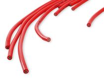 Spark Plug Wire Set 8MM Universal Red Wire With Red 90 Deg Boots 5041R, Spark Plug Wires, Super Stock, Spiral Core, 8Mm, Red, Set ACCEL