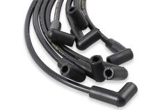 8MM Super Stock 500 Ohms/Ft Sprial Core Custom Black Wire Sbc 1974-1988 V8 Hei ACCEL