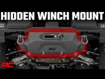 Hidden Winch Mount with 12000S Winch 21-Up Ford Bronco 4WD Rough Country