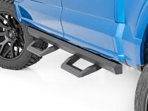 SR2 Adjustable Aluminum Steps Crew Cab 15-22 Ford F-150/17-22 Super Duty Rough Country