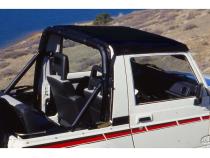 GEO Tracker/Suzuki Sidekick Bikini Top Strapless Standard Targa Style Bikini Top For Geo/Suzuki 1995-1998 Tracker/Sidekick Black Denim Bestop
