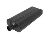 70 Series Chambered Muffler 70 Series 2.50 Offset In 2.50 Center Out Mild Sound Flowmaster