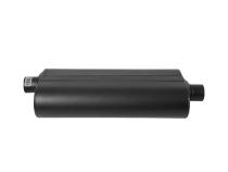 70 Series Chambered Muffler 70 Series 2.50 Offset In 2.50 Center Out Mild Sound Flowmaster