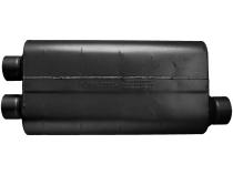 50 Series Big Block Chambered Muffler 50 Big Block 3.00 Dual In 3.50 Offset Out Mild Sound Flowmaster