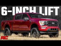 6 Inch Lift Kit N3 Struts 2021 Ford F-150 4WD Rough Country