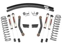 Jeep Cherokee XJ 3 Inch Series II Suspension Lift Kit W/V2 Shocks Add-A-Leaf For 84-01 Jeep Cherokee XJ Rough Country