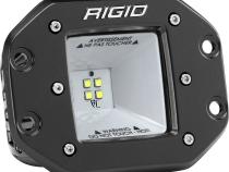 2x2 115 Degree DC Power Scene Light Black Housing Flush Mount RIGID Industries