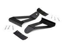 Jeep 50-inch Chrome Series Curved LED Light Bar w/DRL Upper Windshield Kit 84-01 Jeep XJ Cherokee Rough Country