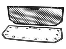 Sierra Mesh Grille 16-18 Sierra 1500 Black Powdercoat Stainless Steel Hardware Rough Country