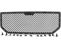 Sierra Mesh Grille 16-18 Sierra 1500 Black Powdercoat Stainless Steel Hardware Rough Country