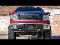 Ford Mesh Grille w/30 Inch Dual Row Black Series LED 09-14 F-150 Rough Country