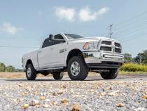 Dodge 40-inch Curved LED Light Bar Hidden Bumper Kit w/Chrome Series DRL LED For 10-18 Ram 2500/3500 Rough Country