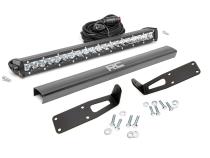 Dodge Hidden Bumper Kit w/ 20-inch LED Light Bar Chrome Series (03-18 Ram 2500/3500) Rough Country
