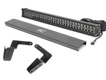 Toyota 30 Inch LED Bumper Kit Black Series w/ Cool White DRL (07-14 FJ Cruiser) Rough Country