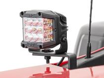 Chevy 2-inch LED Lower Windshield Ditch Kit Black Series w/ White DRL For 19-20 Silverado Rough Country