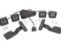 Subaru 2-inch LED Lower Windshield Ditch Kit 14-18 Forester Cool White DRL Rough Country