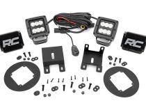 Subaru Led Fog Light Kit Black Series Spot Beam For 15-19 Outback Rough Country