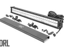 30-inch Cree LED Light Bar Dual Row Chrome Series w/ Cool White DRL Rough Country