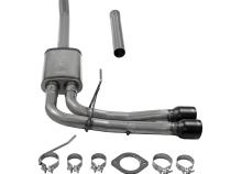 Flow Fx Cat-Back Exhaust System Fits 2021-2025 Ford F-150 2.7, 3.5, 5.0-Liter, Flow Fx Cat-Back 3.00-Inch To 2.50-Inch Stainless Steel Exhaust System, Dual Out Same Side Exit Flowmaster