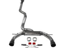 Flow Fx Cat-Back Exhaust System Fits 2021-2025 Ford Bronco 2.3/2.7-Liter, Flow Fx Cat-Back 3.00-Inch Stainless Steel Exhaust System, 4.00-Inch Black Ceramic-Coated Tips, Dual Out Rear Exit, 2 Door Models Flowmaster