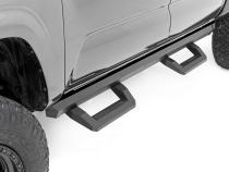 SR2 Adjustable Aluminum Steps Double Cab 05-22 Toyota Tacoma Rough Country