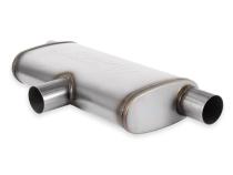 Flow Fx Muffler Flow Fx Muffler 2.5 In/Out Oval Body Transverse Moderate Sound Stainless Steel Flowmaster