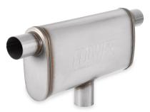 Flow Fx Muffler Flow Fx Muffler 2.5 In/Out Oval Body Transverse Moderate Sound Stainless Steel Flowmaster