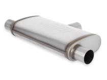 Flow Fx Muffler Flow Fx Muffler 2.5 In/Out Oval Body Transverse Moderate Sound Stainless Steel Flowmaster