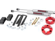 3 Inch Lift Kit Red Spacer w/N3 Shocks 05-21 Toyota Tacoma 2WD/4WD Rough Country