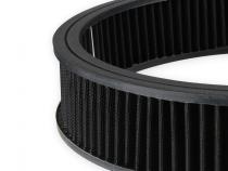Demon Air Cleaner 14 Inch Black Demon Branded 14 Inch Black Air Cleaner Assembly With Reusable Gauze Style Filter Element Demon Fuel Systems