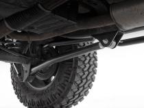 4.0 Inch Jeep Long Arm Suspension Lift Kit w/ Vertex Adjustable Reservoir Shocks 07-11 Wrangler JK 2-door Rough Country