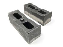 2 Inch Cast Iron Lift Blocks 01-10 Silverado 4WD/GMC Sierra 2500HD/3500HD 4WD Pair Tuff Country