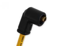 Spark Plug Wire Set- 8.8Mm-Spiral Suppression- Universal Vari-Angle Boots-Yellow 8033, Spark Plug Wires, 8.8Mm, Spiral Core, Yellow, Set ACCEL