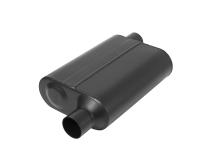 40 Series Chambered Muffler 40 Series Stainless Steel 2.25 Offset In 2.25 Offset Out Aggressive Sound Flowmaster