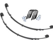 Front Leaf Springs Military Wrap 4 Inch Lift Pair 87-95 Jeep Wrangler YJ Rough Country