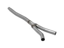 No Resonator Scavenger Y-Pipe Kit Fits 2015-2023 Ford Mustang 2.3L Ecoboost Engines Flowmaster