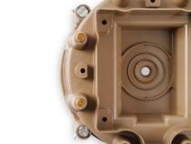 Distributor Cap &amp;amp; Rotor Kit Hei Style Tan 1972-1986 Various GM Clamp Down Cap ACCEL