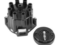 8124, Cap And Rotor Kit, Black, Socket Style, Kit ACCEL