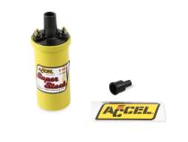 Ignition Coil Yellow 42000V 1.4 Ohm Primary Points Up To 6500 Rpm The 8140 Super Stock Ignition Coil Is A Canister Style Coil That Works With Oe Ignitions And Computers ACCEL