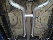 American Thunder Crossmember-Back Exhaust System Fits 1967-1968 Camaro And Firebird With V8 Engine 2.50 Inch Stainless Steel Aggressive To Moderate Sound Flowmaster