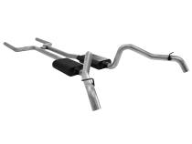 American Thunder Crossmember-Back Exhaust System Fits 1967-1968 Camaro And Firebird With V8 Engine 2.50 Inch Stainless Steel Aggressive To Moderate Sound Flowmaster